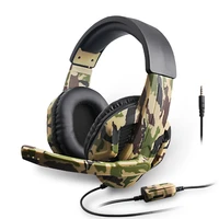 3 5mm camouflage gaming headset professional gamer computer headphone with microphone for ps4 ps3 switch game player headphones