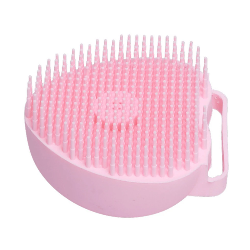 

Bathing Brush Baby Hair Washing Brush Silicone Head Massage Brush Dispensing Shower Scalp Massager Hair Cleaning Brush
