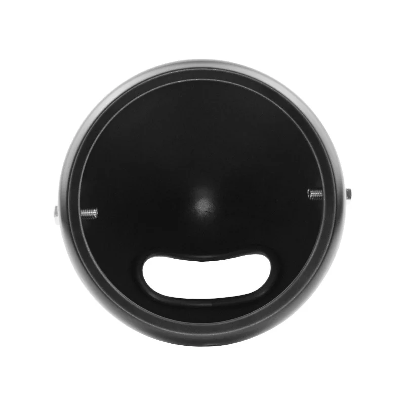 Мотоциклетный черный металлический галогенный Передний фонарь в стиле ретро E4