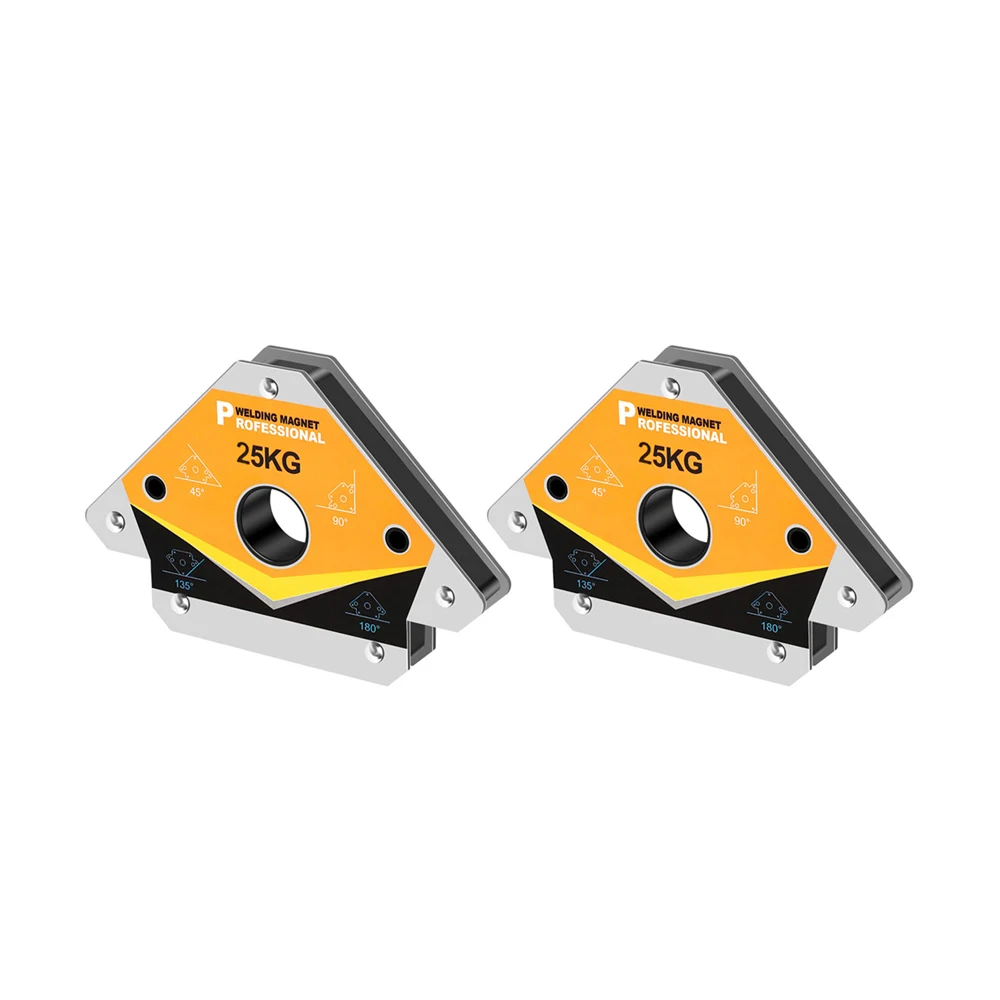 

Магнитный сварочный держатель, 2 шт., 25 кг, многоугольный припой, магнитный фиксатор сварки, позиционер, локатор, инструменты 55 фунтов