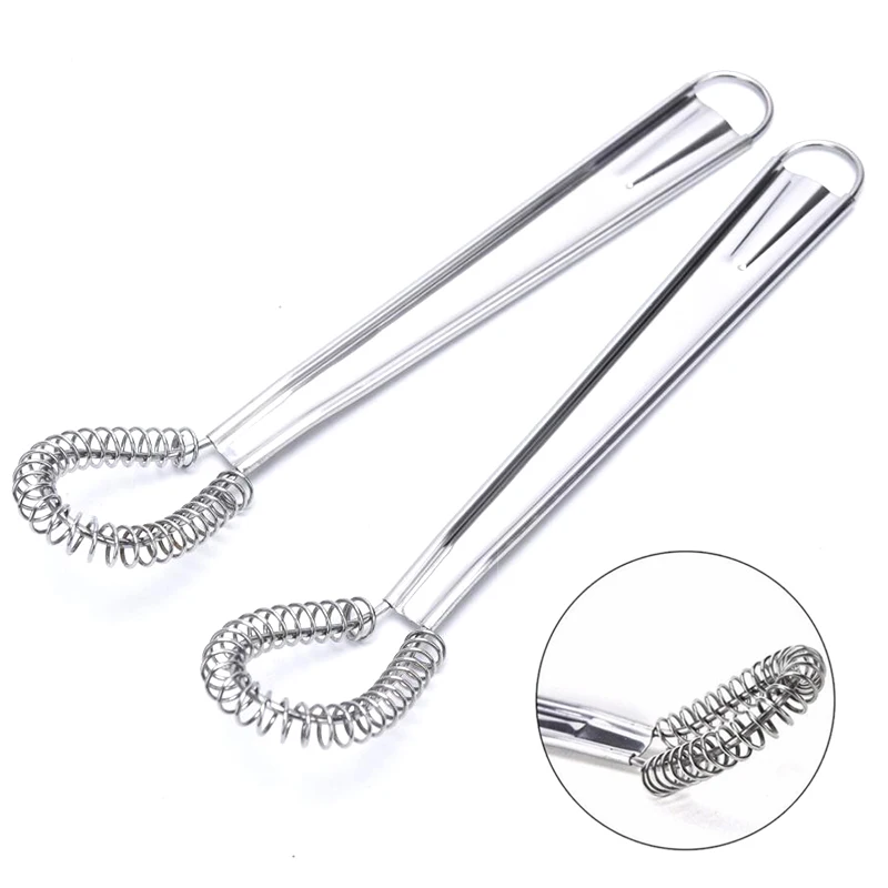 

1 Piece 20cm Stainless Steel Magic Hand Held Spring Whisk Mini Kitchen Eggs Sauces Mixer
