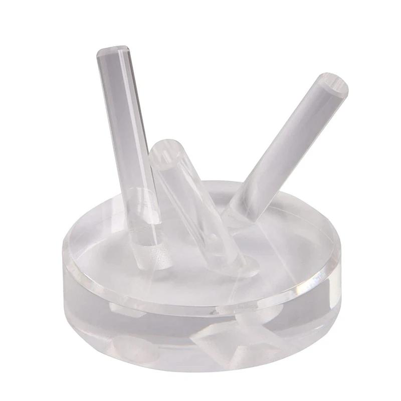 

Crystal Display Stand Ball Sphere Display Holder for Rock Mineral Agate Coral Display Rack Shelf for Jewelry Display