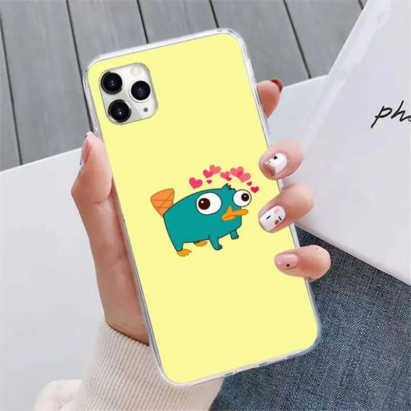 

Perry The Platypus Phone Case For iphone 12 5 5s 5c se 6 6s 7 8 plus x xs xr 11 pro max mini