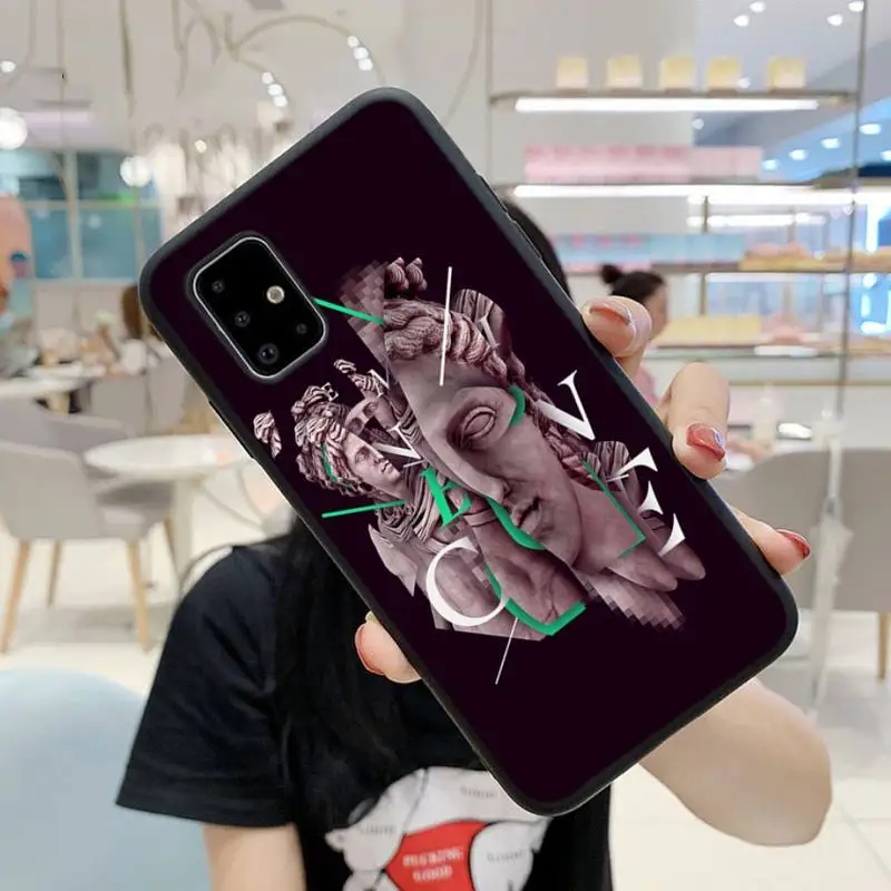 

Vintage Statue Art Phone Case For Samsung S9 10 20Plus Note 7 8 9 10 10plus Pro J8 M30 31 A30s A71