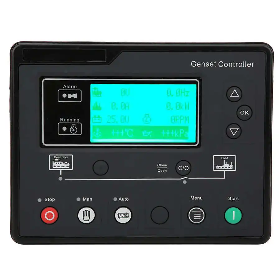 Контроллер генератора с автоматической защитой от запуска и остановки HGM6110U 0 5 70