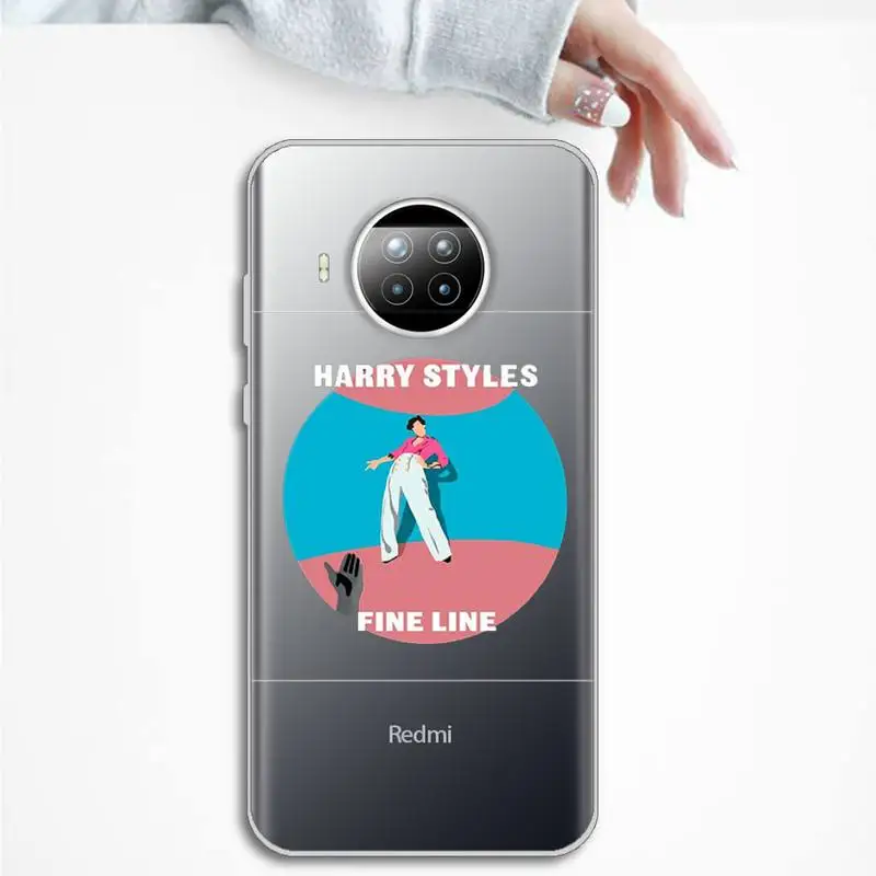 

Harry Styles love on Tour 2020 Phone Case Transparent Clear for Xiaomi Redmi note 10 t 8 9 pro lite 11
