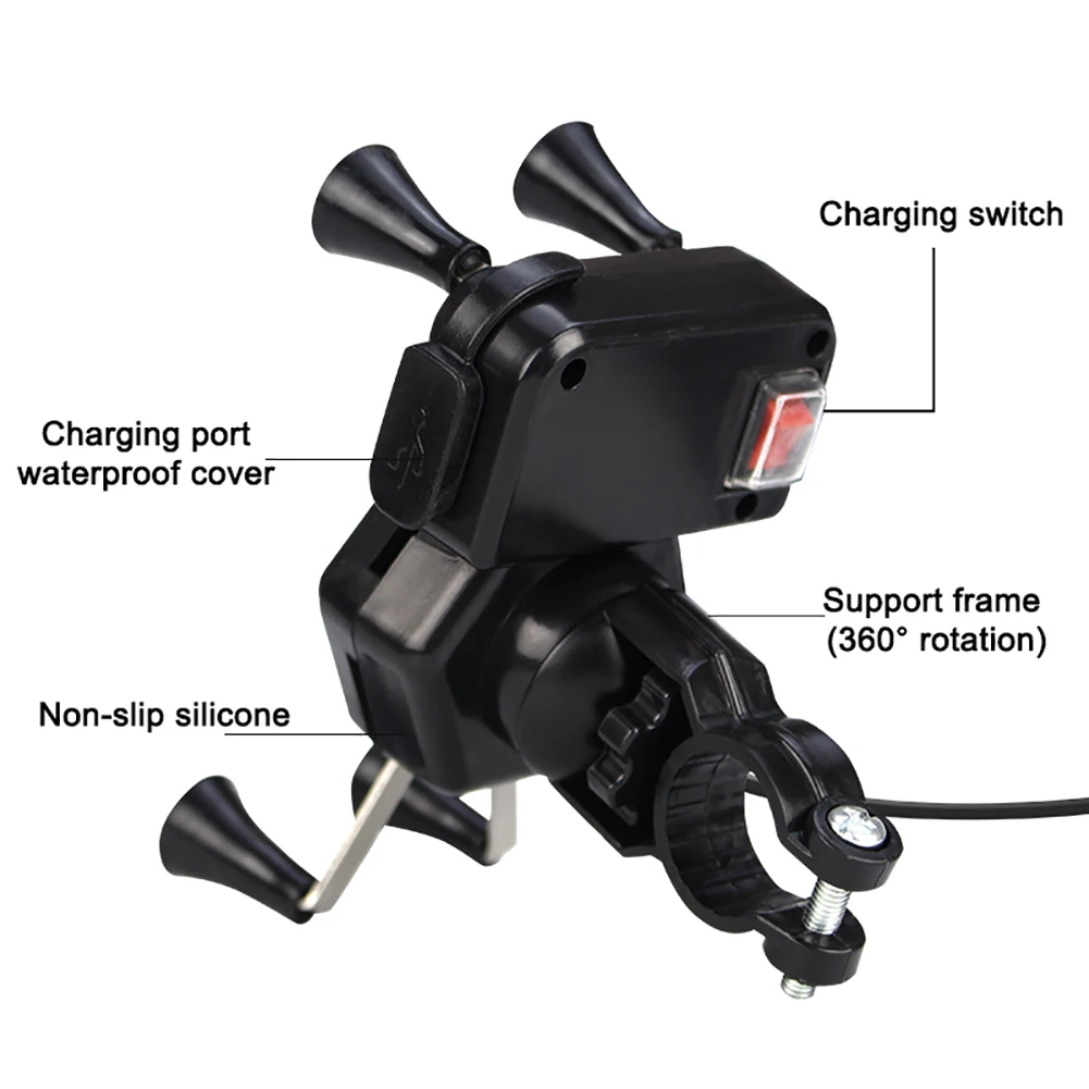Универсальный X-Grip Мотоцикл Велосипед держатель для телефона 360 градусов