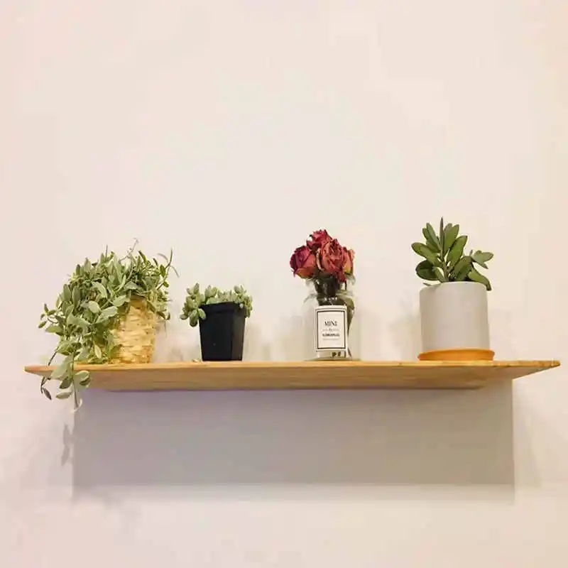 Деревянная полка в современном стиле для гостиной настенная хранения книжная