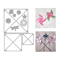 christmas windmill bag gift box pocket metal cutting dies set scrapbooking embossing frame card craft easter stamp birthday