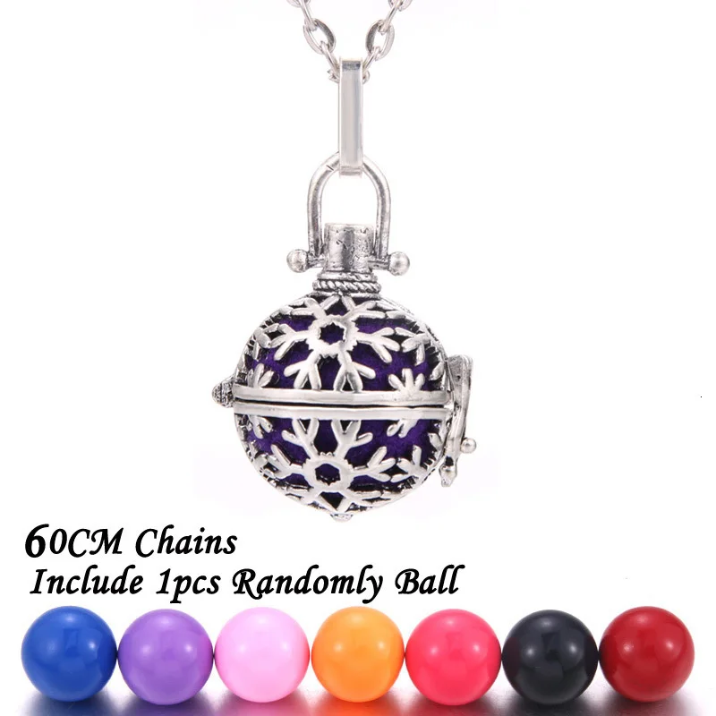 New Aromatherapy lockets Vintage silver Perfume Diffuser necklaces Aroma Essential Oils Pendant Necklace Pregnant woman necklace