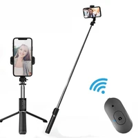 selfie stick monopod for phone bluetooth compatible wireless foldable selfie stick tripod remote control for ios for android