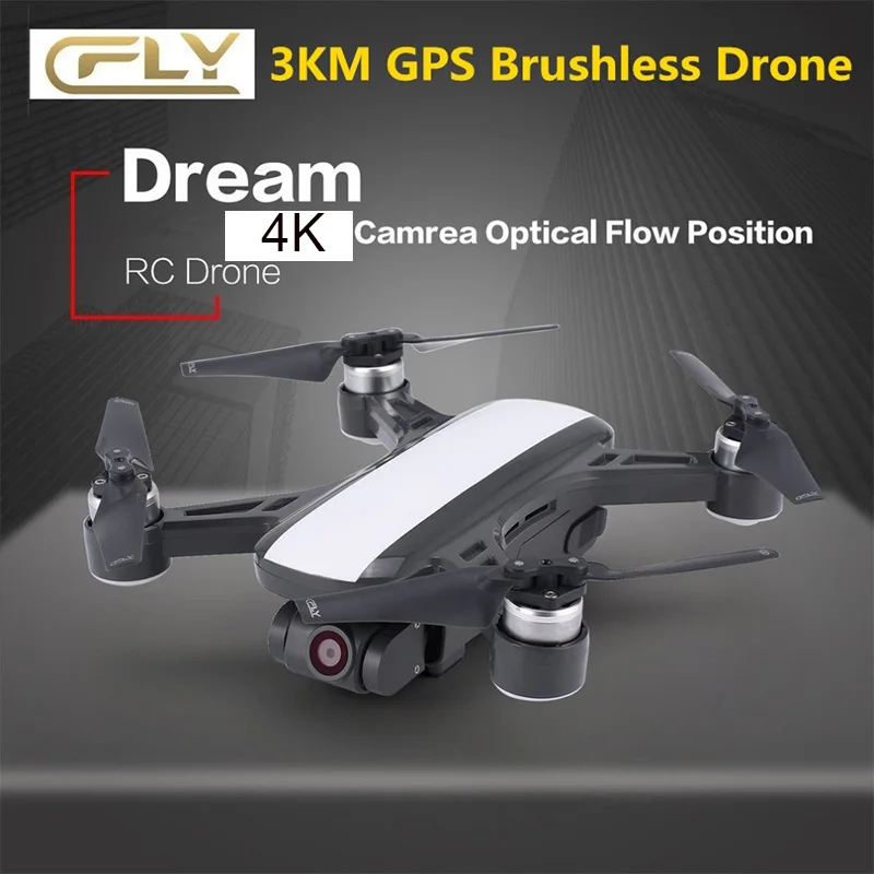 (Новый versio)C fly Cfly Dream GPS Радиоуправляемый Дрон бесщеточный WIFI FPV Квадрокоптер с