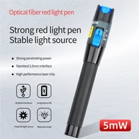 30mw ftth fiber optic tester pen type red laser optical fiberlight 10km visual fault locator optical cable tester 5 30mw range