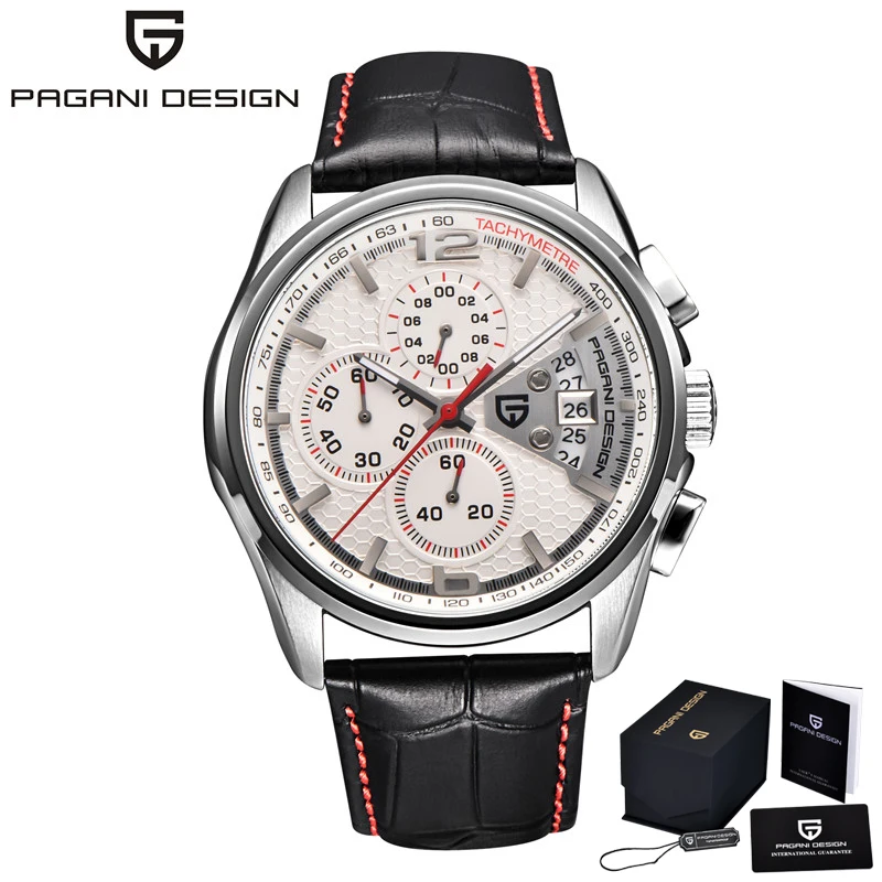 Relógio de Quartzo Relógio à Prova Pagani Design Marca Masculino Dwaterproof Água Esportes Código Tempo Tabela Lazer Observação Relógio 2021