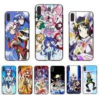 manga senki zessho symphogear phone case anime mobile shell for iphone xs 12 mini xr x 7 8 plus 6 6s 11 pro max 5s se 2020 cover
