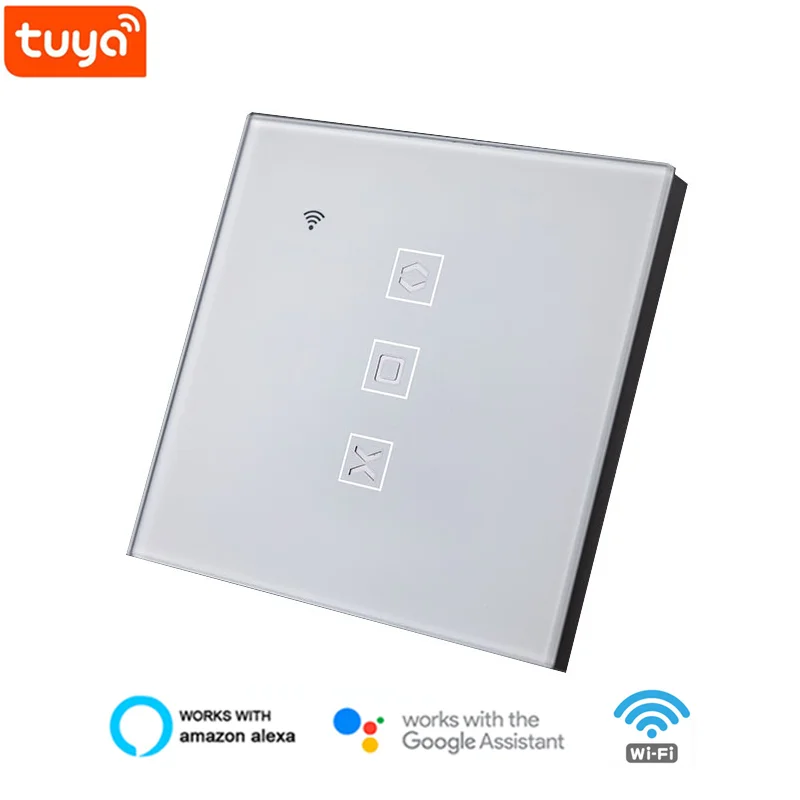 

Роликовый затвор для штор Tuya Smart Life, ЕС Wi-Fi переключатель для электрических моторизованных жалюзи с дистанционным управлением, Google Home Aelxa Echo