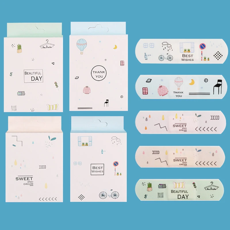 

20pcs Breathable Cute Cartoon Woundplast Hemostasis Adhesive Bandage Kid First Aid Emergency