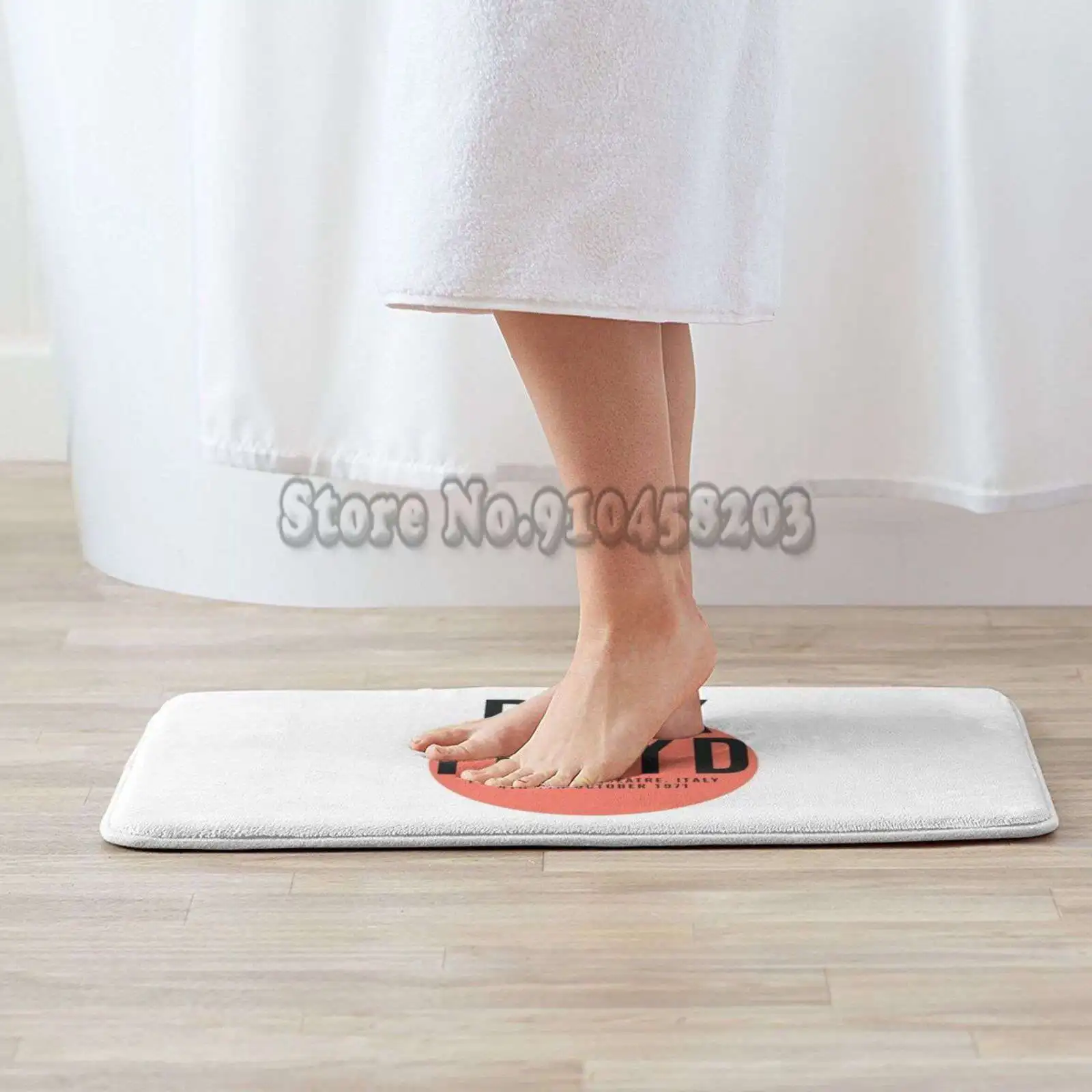 Retro 1971 Italy Doormat Mats Carpet Living Room Bedroom Absorbent Door Mat Roll Psychedelic Music | Дом и сад