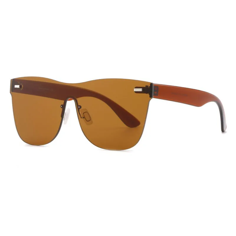 Male Women Flat Top Sunglasses Men Brand Black Square Shades UV400 Gradient Sun Glasses For Cool One Piece Designer | Аксессуары для