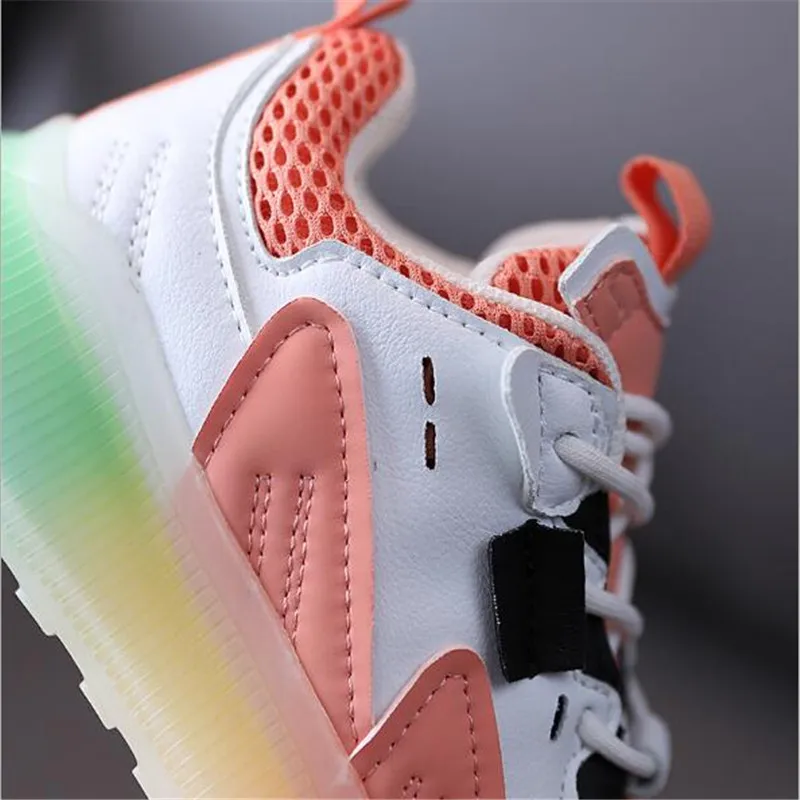 

New Children Casual Mesh Sneakers Boys Shoes Girls Spring/Autumn Flats Baby Toddler Breathable Kids Sports Shoes 019