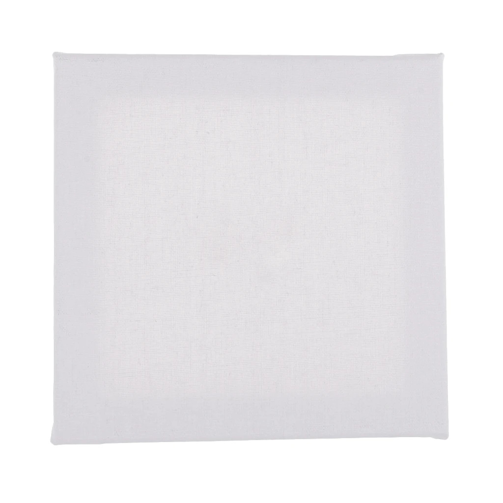 Простая Белая Квадратная чистая эластичная холщовая доска деревянная рамка для