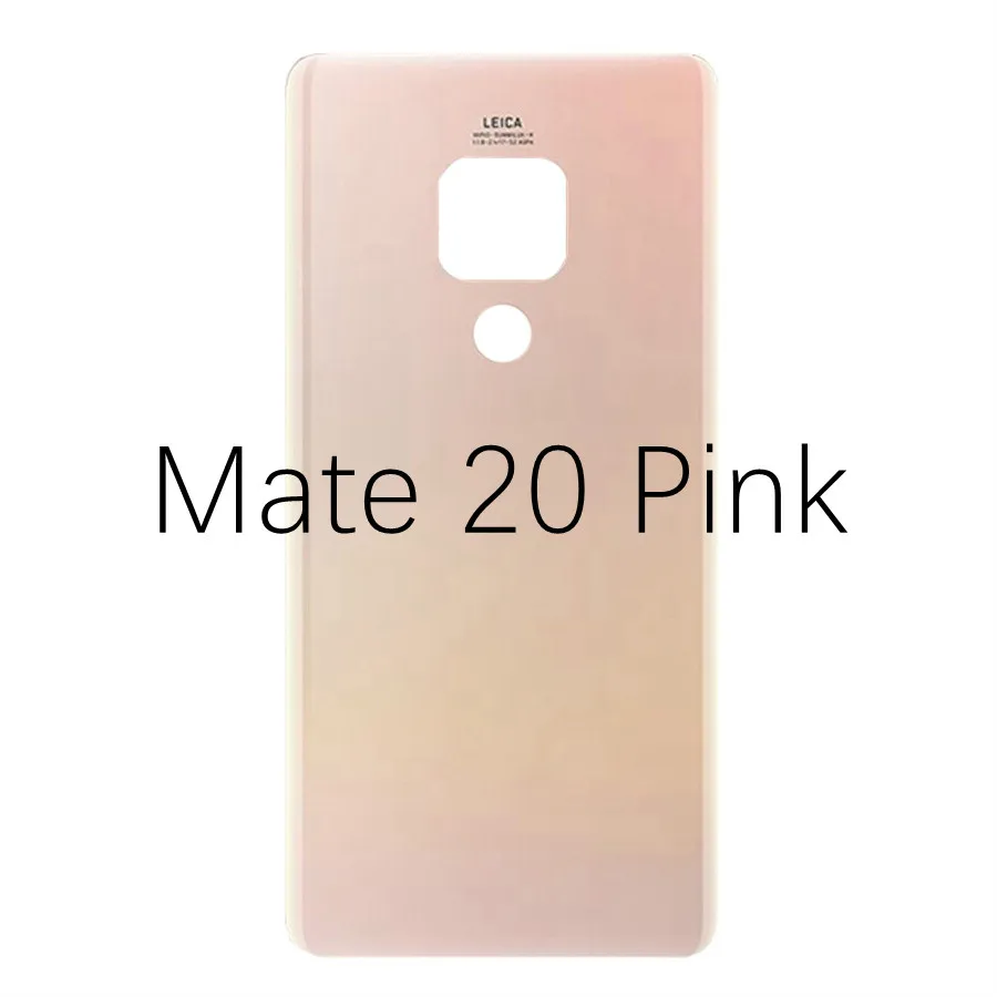Для huawei mate 20 Lite Крышка для батареи Задняя стеклянная панель Задняя Дверь Корпус чехол для huawei mate 20 Pro крышка для батареи mate 20 окно