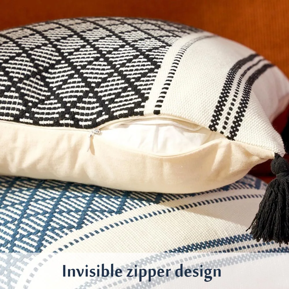 Декоративный Плетеный чехол для подушки ручной работы в стиле бохо дивана