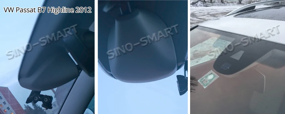 SINOSMART Novatek 96658 автомобильный Wifi DVR для Volkswagen Polo Passat Touran Tiguan Bora Magotan Golf и т. Д. Управление приложением SONY IMX323