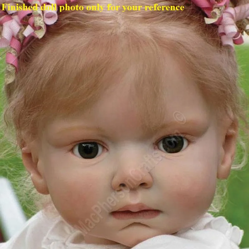 Лидер продаж NPK 28 дюймов Мягкая силиконовая виниловая кукла реборн LEONTYNE набор для