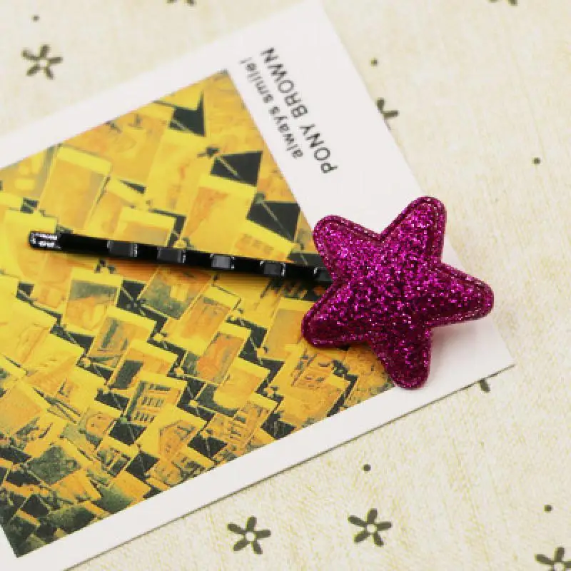 Заколки для женщин блестящие заколки со звездами украшения волос аксессуары