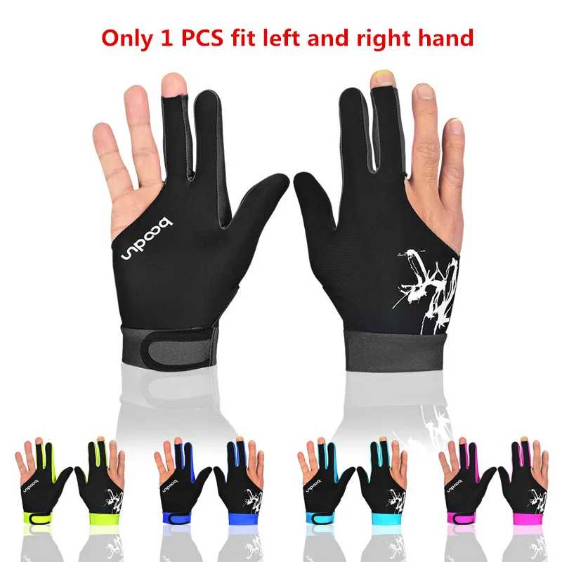 1 шт. перчатки для бильярда с тремя пальцами мужчин и женщин|Аксессуары снукера