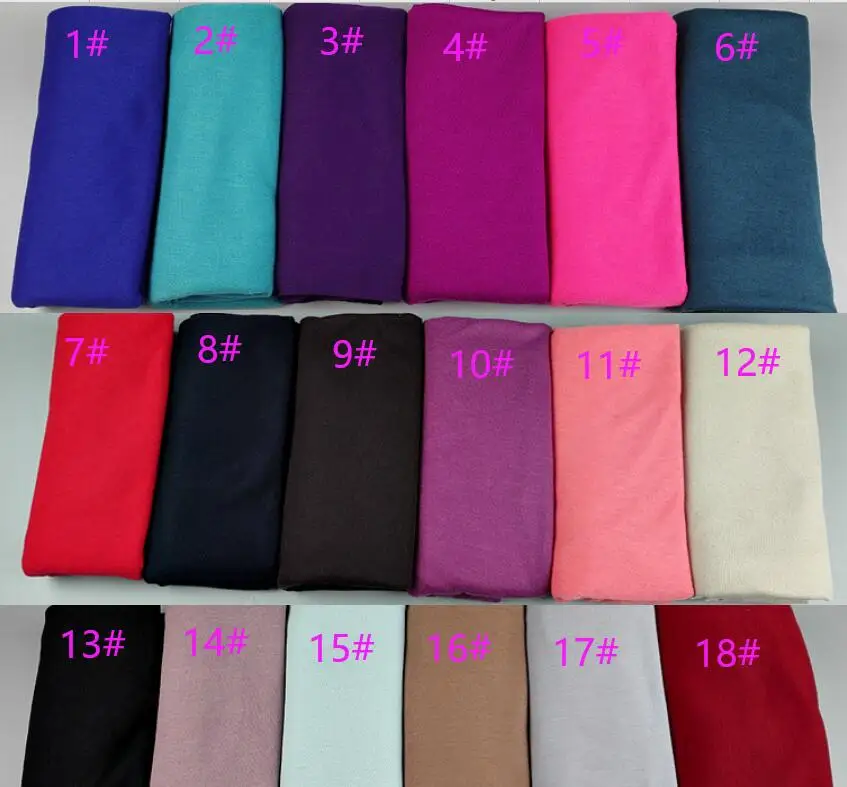 2020 Новый Джерси мгновенный хиджаб этнические Твердые хиджабы и шарфы