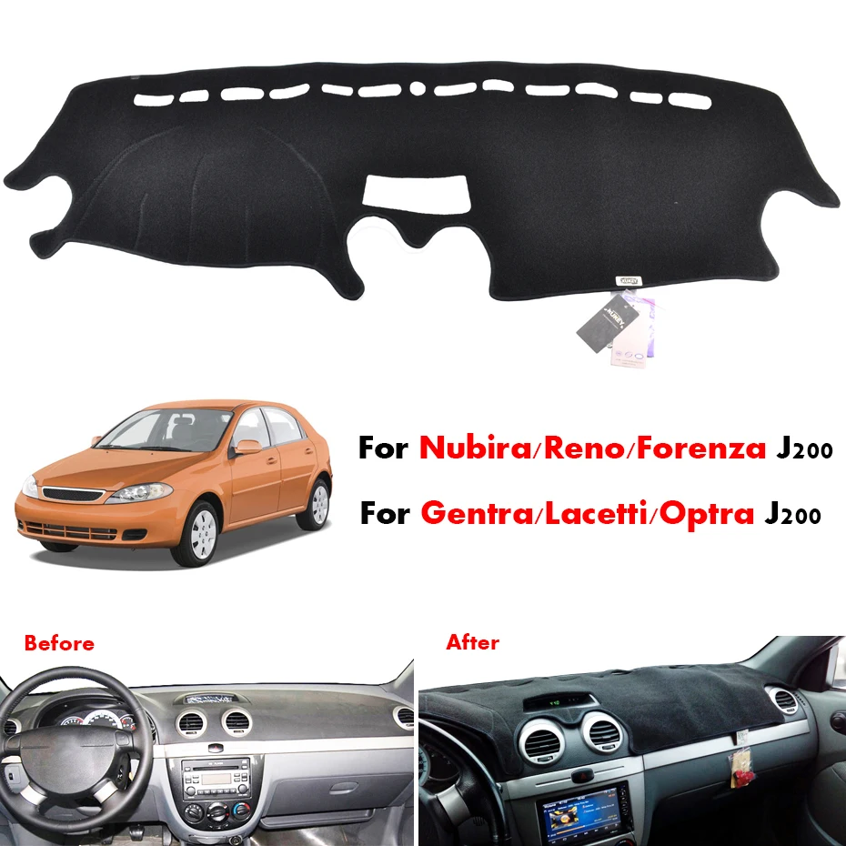 Автомобильный коврик для приборной панели Daewoo Gentra Nubira Chevrolet Lacetti Optra J200 (LHD)