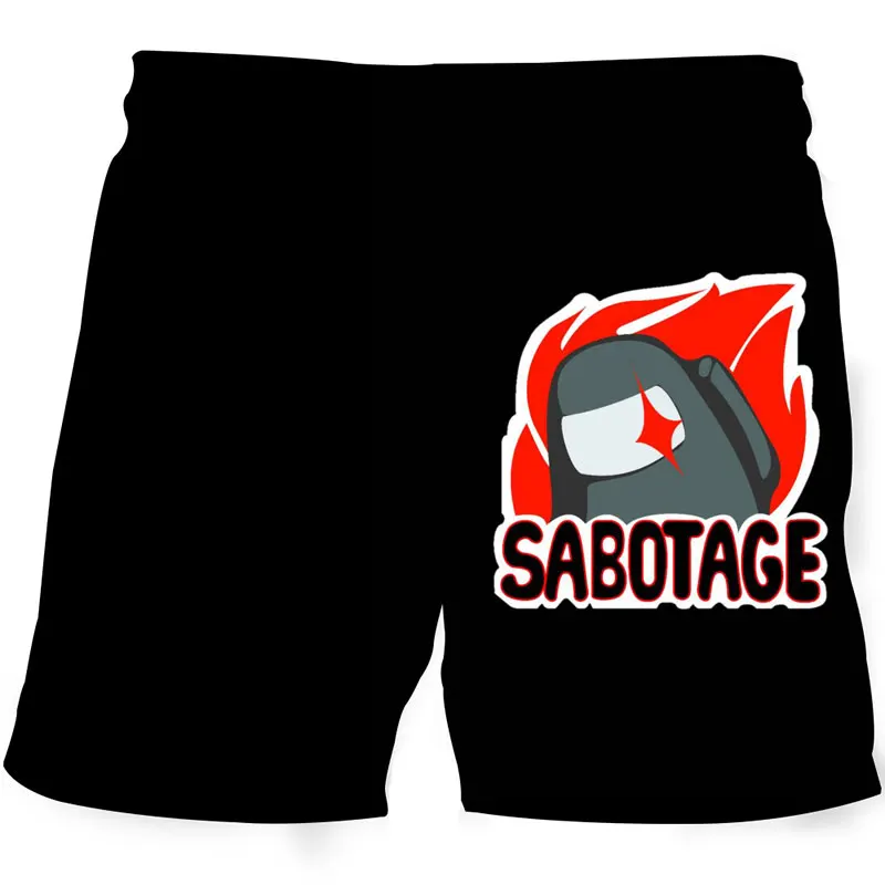 

Summer Among-Us Kids Beach shorts Toddler Girls Shorts Sports Children Short Boys short funny 3d print For Kids Shorts