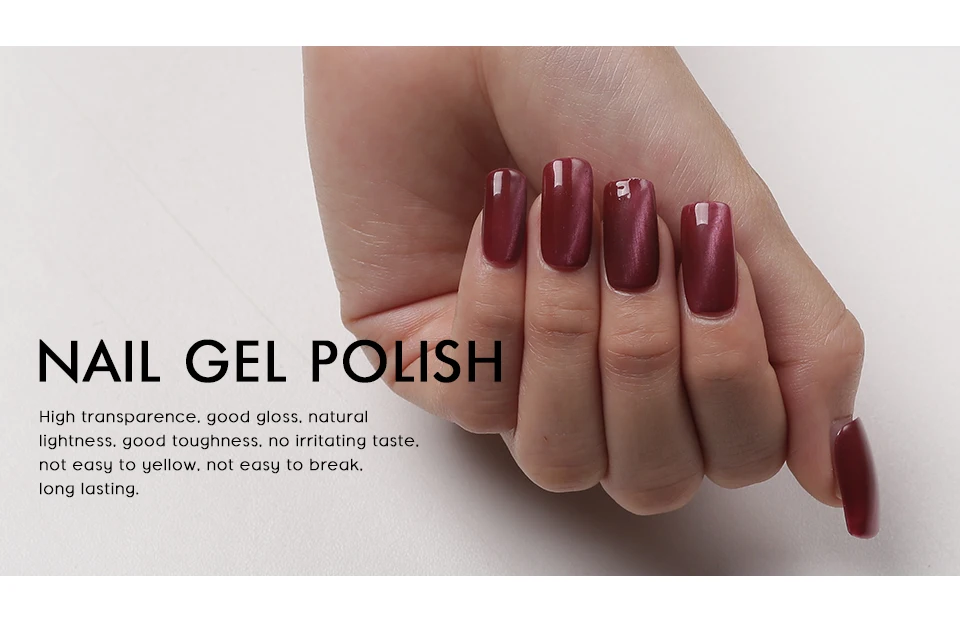 Clou Beaute Гель-лак для кошачьих глаз 46 цветов маникюрный Декор гель лак для ногтей отмачиваемый лак для ногтей 10 мл Полупостоянный лак для ногтей