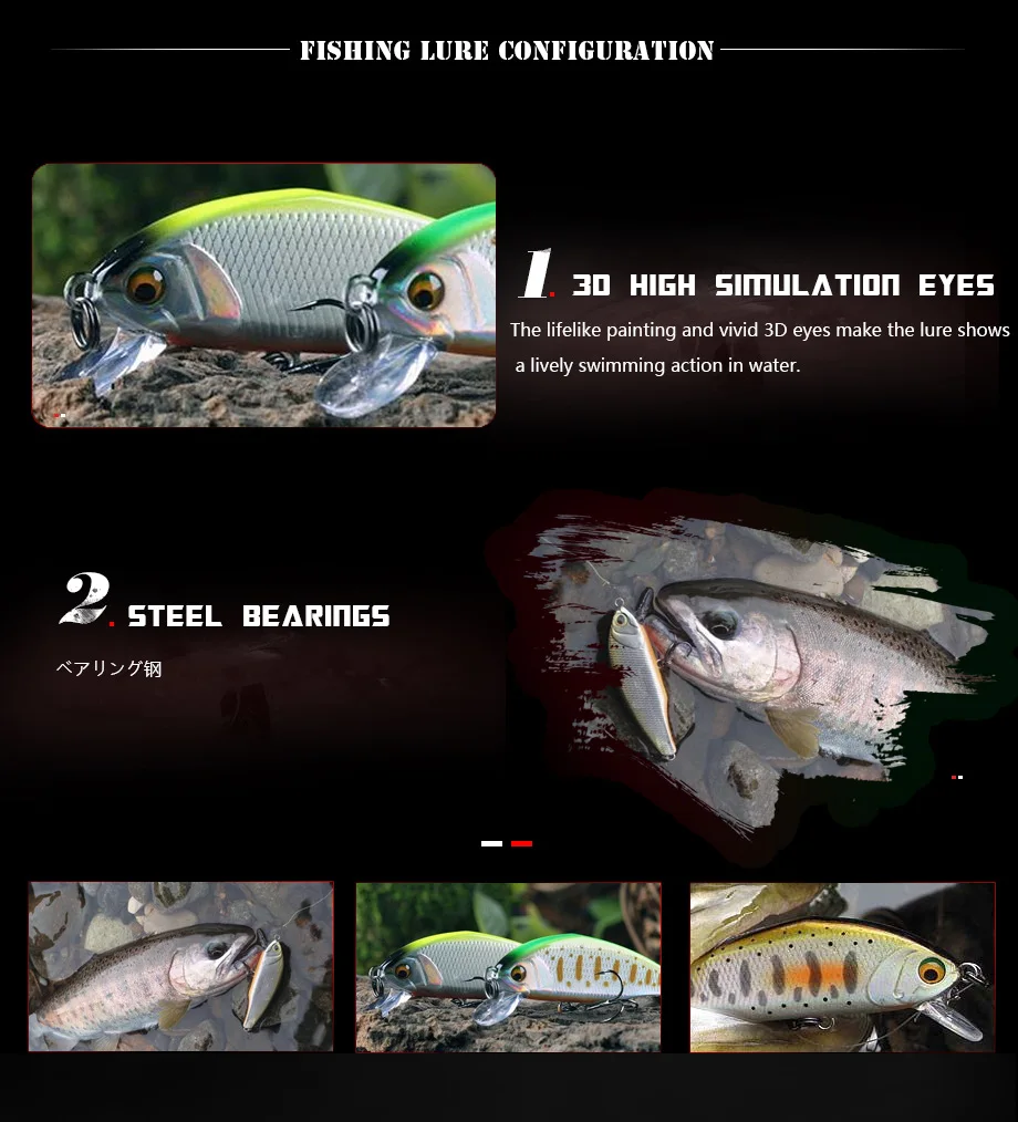Bassland 45s max мы собрали воедино опускается на дно Minnow приманки для ловли рыбы, 44 мм 3,5 г форель, щука, искусственная приманка жесткая приманка 12 Цветов рыболовные снасти