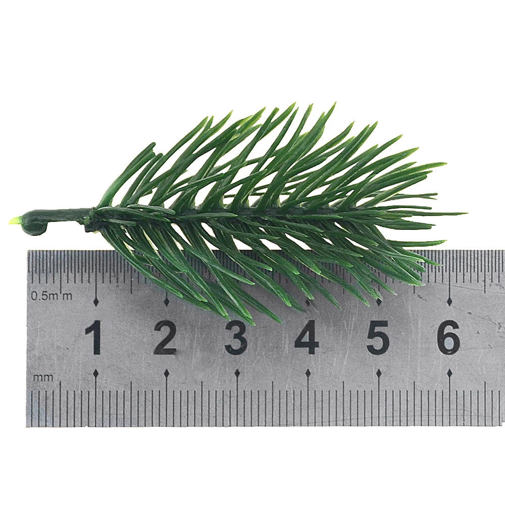 Искусственные сосновые иголки для украшения новогодней елки 10 шт. 6