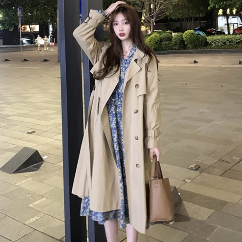 

Ветровка женская однобортная, с регулируемой талией, весна