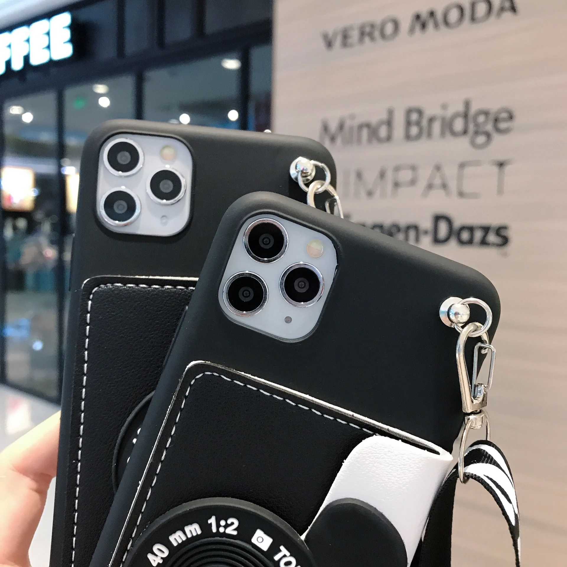 Cute Leather Wallet TPU Phone Case For Samsung Galaxy NOTE 20 10 8 9 S21 FE S22 S20 Ultra 5G S8 S9 Plus S10 Lite S7 Lanyard