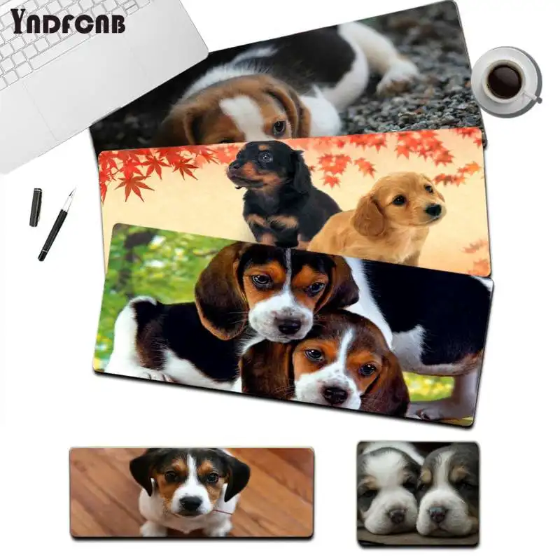 

YNDFCNB Animal Puppies Beagle Top Quality Large Mouse pad PC Computer mat Size for mouse pad Keyboard Deak Mat for Cs Go LOL