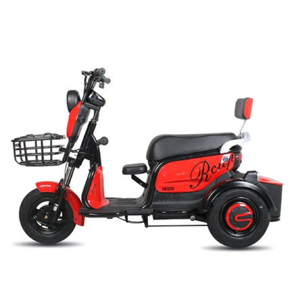 Электрический трехколесный велосипед 600 Вт 48 В 12 а/20 А литиевая батарея маленький