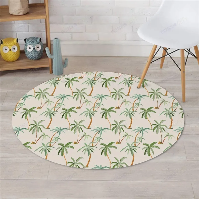 

Coconut Tree Cat Carpet Anti-Skid Area Floor Mat 3D Rug Non-slip Mat Dining Room Living Room Soft Bedroom Carpet style-3