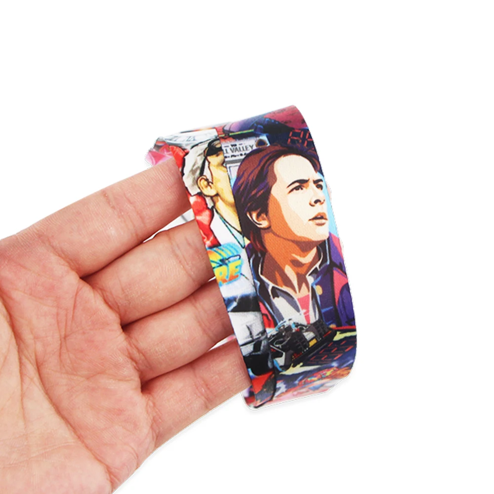 

JF0176 Future Movie Lanyard Strap Key Strap Lanyard for Phone Camera Retro Style Lanyard ID Badge Holder Fashion Accessories