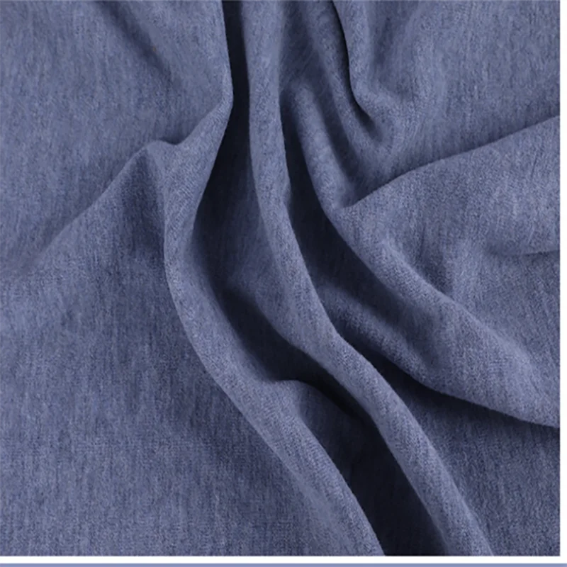 Двусторонняя хлопчатобумажная кашемировая ткань однотонное двустороннее