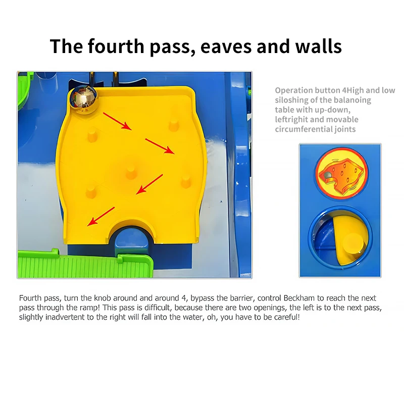 

Intellectual ball Waterpark Adventures Montessori desktop game Child Education Toys Water Park Fun and Maze Toy for kids Gift