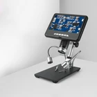 7-дюймовый цифровой электронный микроскоп с высоким разрешением, 12 миллионов, с экраном