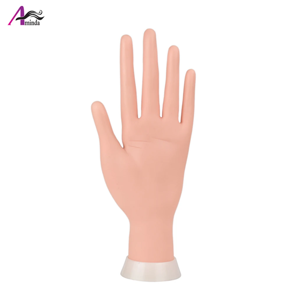 1Pc Flexible Plastic Mannequin Hand For Display Multi-function Soft Hand Mannequin For Gloves Jewelry Finger Covers Nails Show