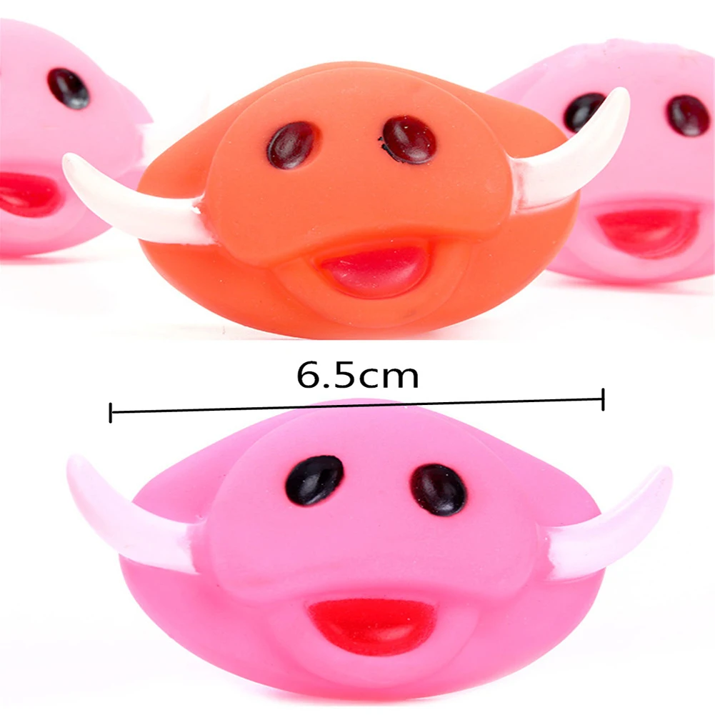 

Dog Vinyl Sounding Toy Devil's Lip Shape Pet Interactive Training Durable Molar Chew Biting Toys Funny Halloween Gift