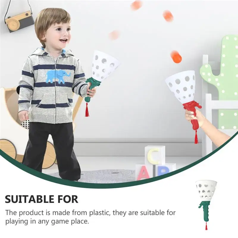 

1 Set of Creative Educational Plaything Indoor Catching Ball Toys Garden Playing