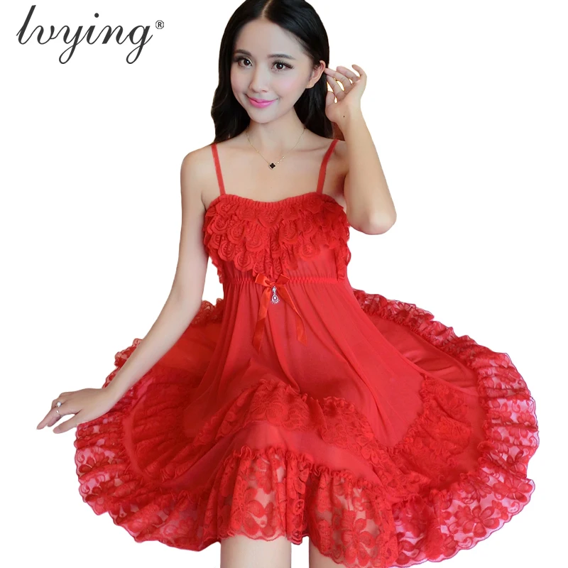 Сексуальная кружевная женская пижама ночная сорочка ночное платье женское белье